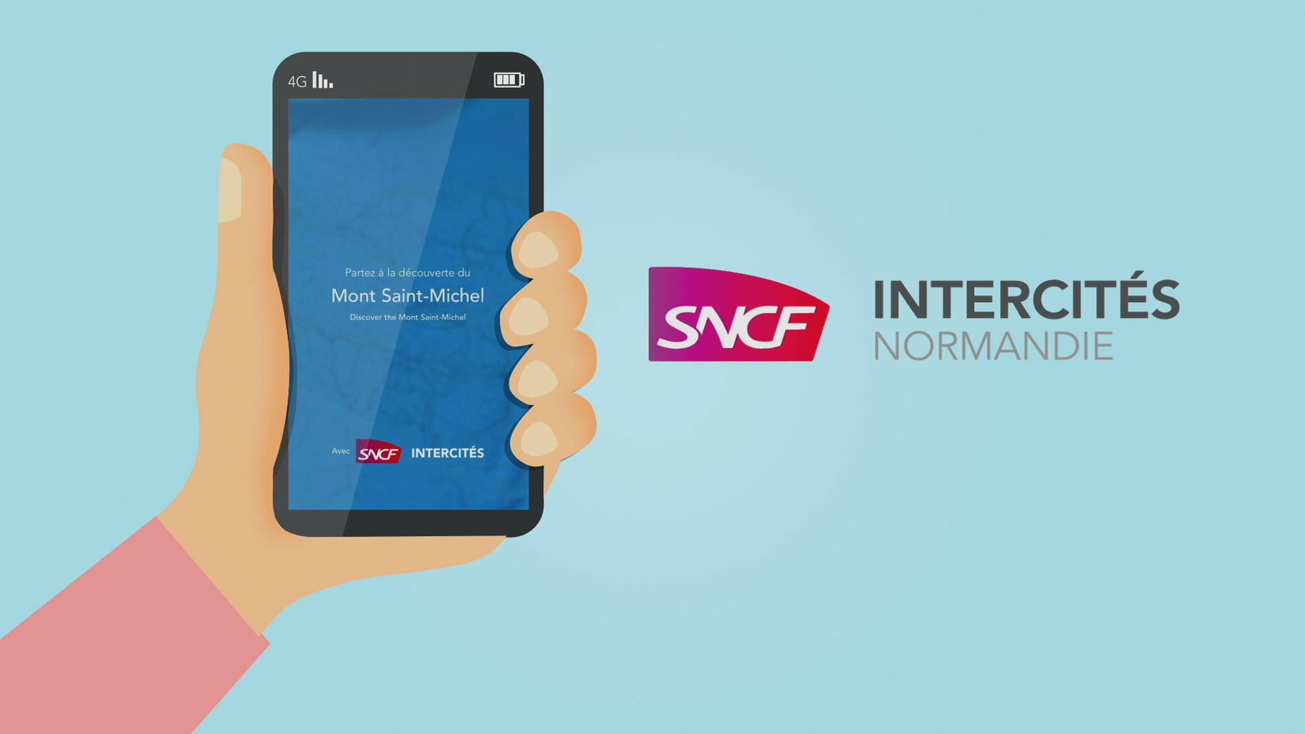 SNCF INTERCITÉS | APPLI |  MOTION AVEC LE SOURIRE